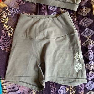 Dark Sport She Rather Die Standing Shorts in Purple